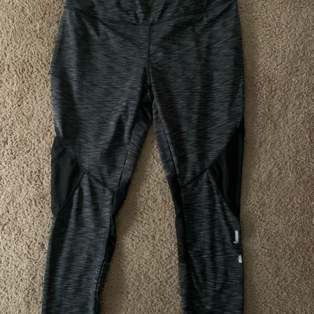 Grey/Black Mesh Leggings